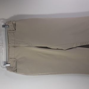 St John's Bay Stretch Straight Leg Light Tan 3 Pockets Work Pants 8 Tall